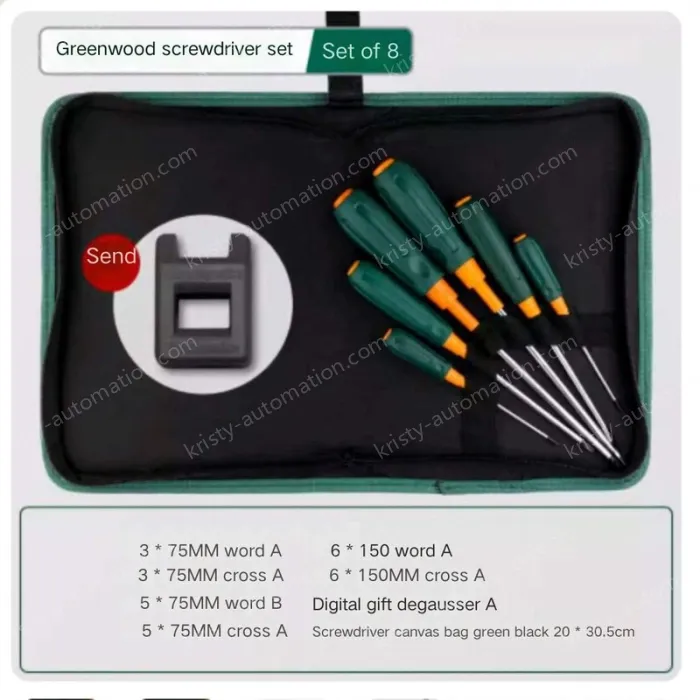 Set of 8 screwdriver canvas sets