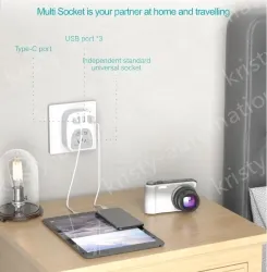 Universal to Germany France Plug Adapter KRSAP-WLH010332