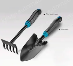 (Shovel + five-tooth harrow)