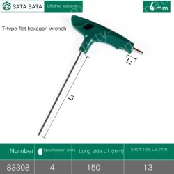 83308/4mm - Flat head