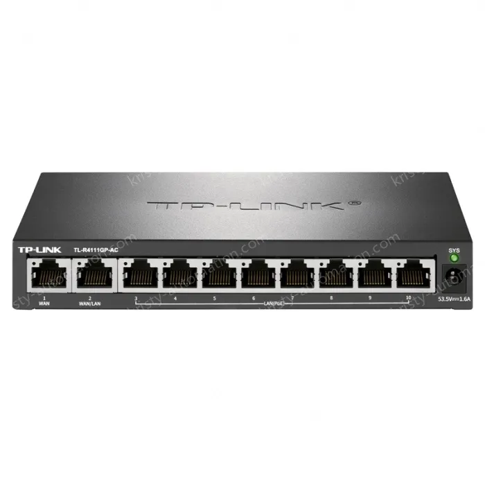 8 LAN port,1 WAN/LAN port,1 WAN ports PoE&middot; AC all-in-one Gigabit router
