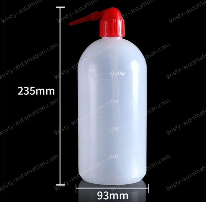 Plastic washing bottles 1000ml (Red Head)