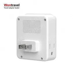 Wall Socket 3 AC Outlets Power Strip