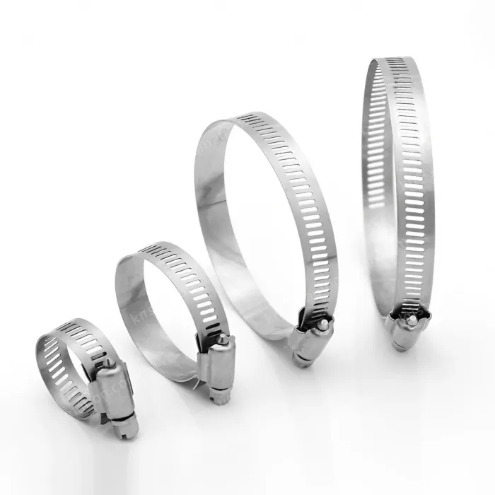Semi-steel cross hose clamp 84-108
