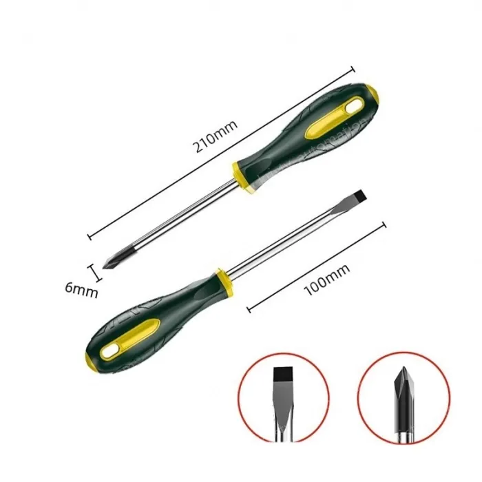 6&times;100mm (word + cross) strong magnetic chrome vanadium steel