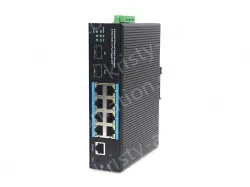 8-port 10/100BASE-TX+2G SFP Managed Industrial Switch