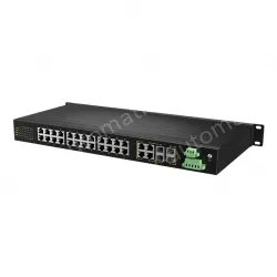 [4 Gigabit + 24 Gigabit Battery] managed industrial switch