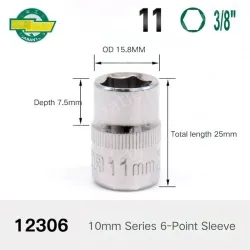 CALC-11mm-10mm series 3/8-12306