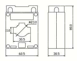 Current transformer YDBH0.66-40I-A-600/5A closed transformer