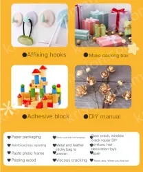 20W children's blue glue gun + 20 glue sticks