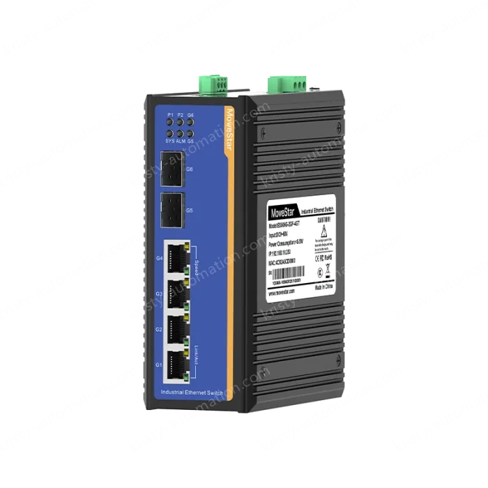 [Gigabit 2 Optical 4 Electrical] Ring Network Management Industrial Switch