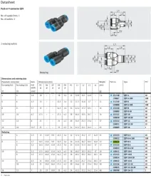 Push-in fitting QSY-8-4(FESTO)