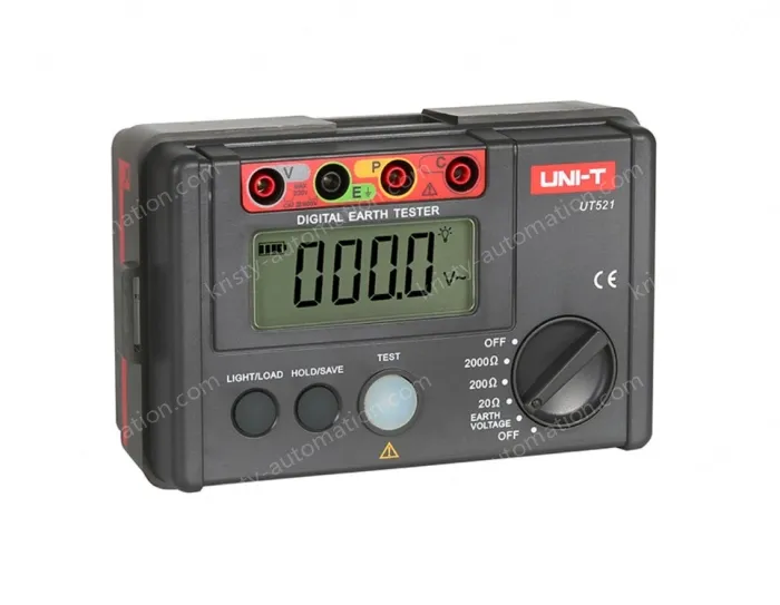 UT521 Digital Ground Resistance Tester Loop High Precision Lightning Protection Ground Resistance Meter