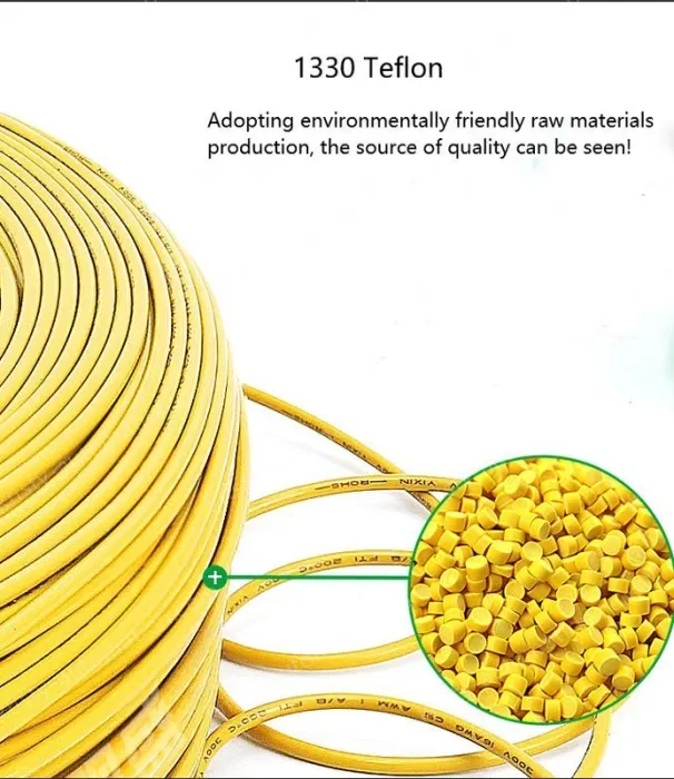 Teflon Wire Cable 26AWG White 7cores