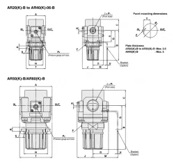 Modular Type Regulator AR20-F01-B