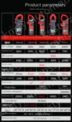DE66D AC & DC current measurement with NCV
