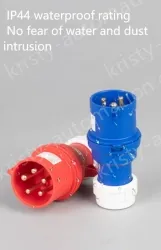 3 pole 16A receptacle