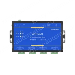 4 Ports RS485/422 Serial to 100M Ethernet Opto-isolated Server