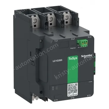 LC1G330KUEN Contactor, high power, TeSys Giga, standard version, 3 pole/NO, AC-3 <=440V 330A, 100-250VAC/DC coil