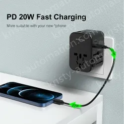 20W PD fast charger travel adapter