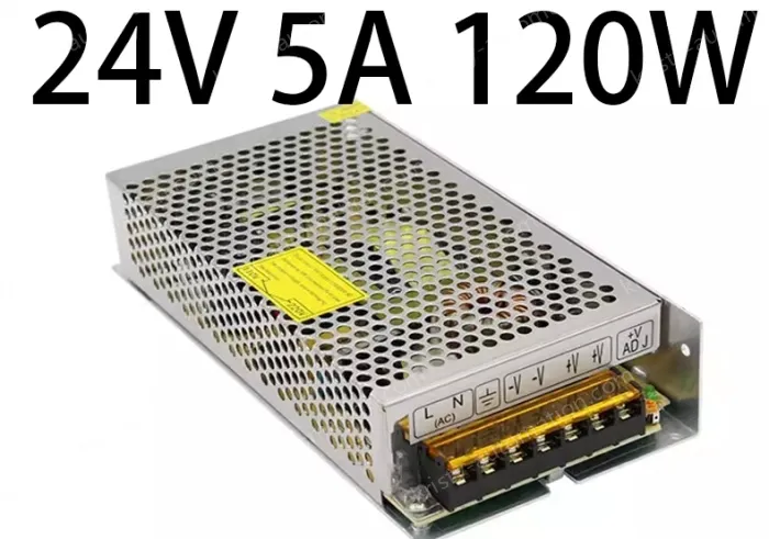 DC switching power supply, LED light strip light box monitoring special transformer 24A 5V 120W