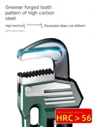 8 inch crooked head pipe wrench