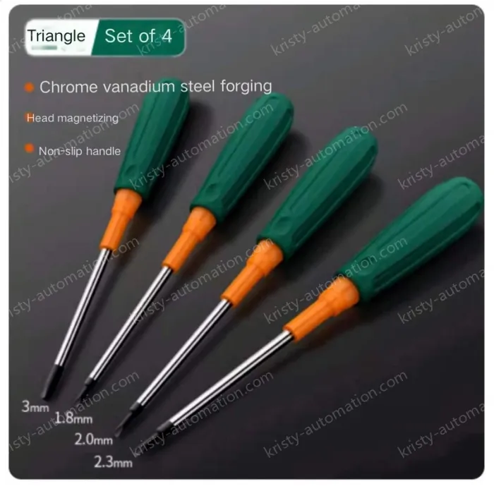 Triangle head screwdriver 4pcs