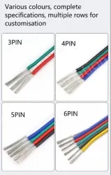 LED light connecting cable 20AWG*8 and (21/0.16TS)