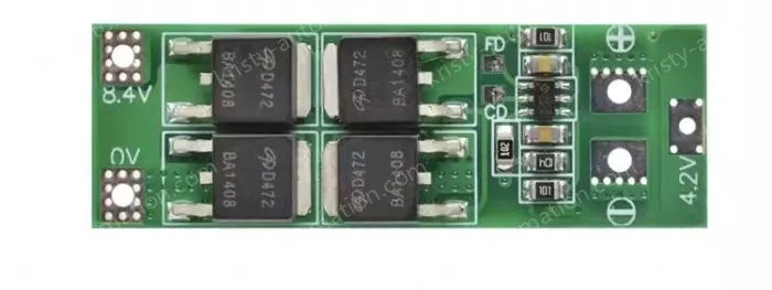 Lithium battery overcharge, overdischarge, overcurrent, short-circuit charging protection board 7.4V 20A Balanced version