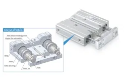 Dual Rod Cylinder JMGP Series &oslash;12, &oslash;16, &oslash;20, &oslash;25, &oslash;32, &oslash;40, &oslash;50, &oslash;63, &oslash;80, &oslash;100