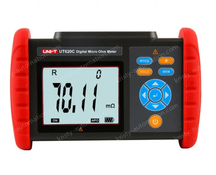 UT620C DC Low Resistance Tester High Precision Electrician Four-wire Measurement Milliohmmeter Microohmmeter