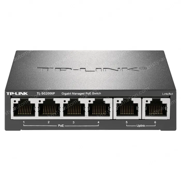6 port Full gigabit cloud-managed PoE switches