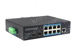 8-port 10/100BASE-TX+2G SFP Managed Industrial Switch