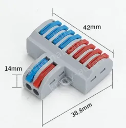 Quick terminal blocks-SPL-82 two in and eight out