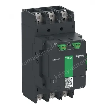 LC1G500BEEA Contactor, high power, TeSys Giga, advanced version, AC-3, <= 440V, 500A, 3 pole/NO, 24-48VAC/DC coil