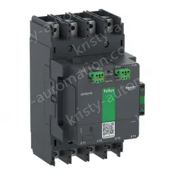 LC1G2254BEEA Contactor, high power, TeSys Giga, advanced version, AC-1, <= 440V, 330A, 4 pole/NO, 24-48VAC/DC coil