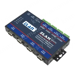 4 RS232 serial ports and 4 RS422/485 serial ports Serial Device Server