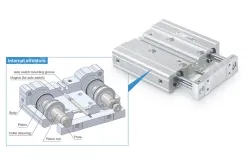 Dual Rod Cylinder JMGP Series &oslash;12, &oslash;16, &oslash;20, &oslash;25, &oslash;32, &oslash;40, &oslash;50, &oslash;63, &oslash;80, &oslash;100