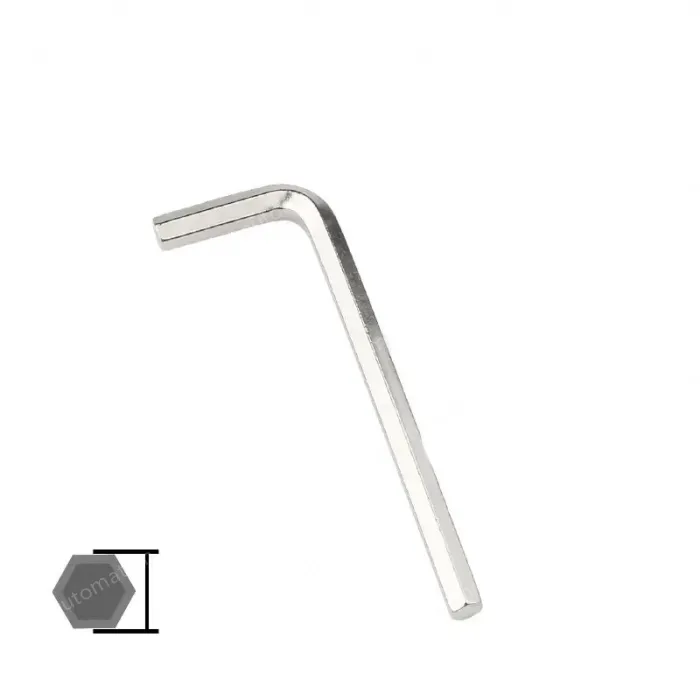 Nickel plated 4mm 20pcs flat head