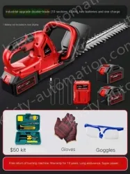 Industrial upgrade double-edged 10-cell 4.0Ah two batteries and one charger