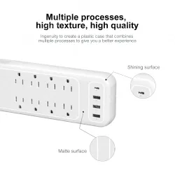 10 AC Outlets Power Strip