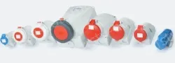 Waterproof 5 pole 125A concealed socket TYP 143