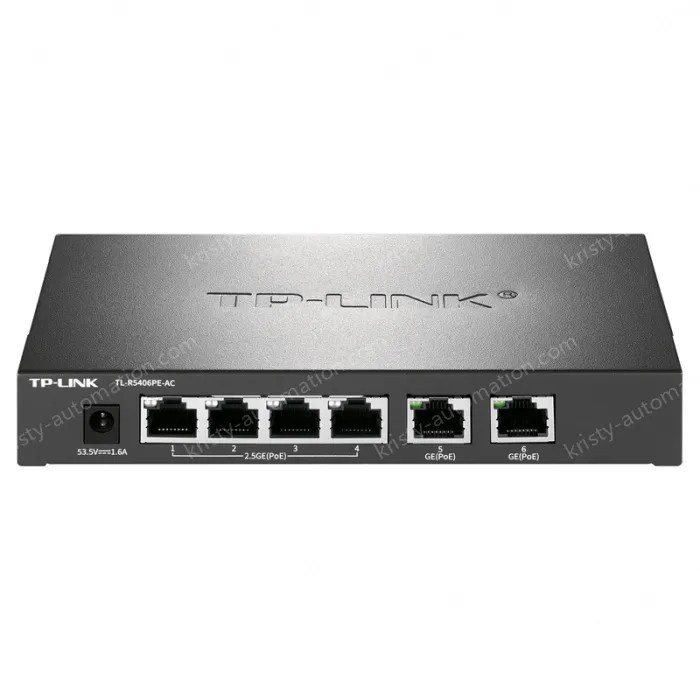 Four 2.5G network ports and two Gigabit network ports 2.5G PoE&middot; AC all-in-one VPN router