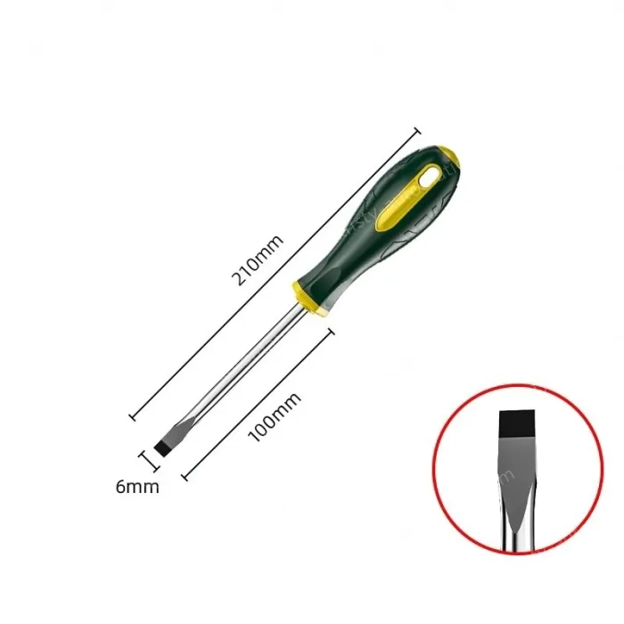 6×100mm slotted strong magnetic chromium vanadium steel
