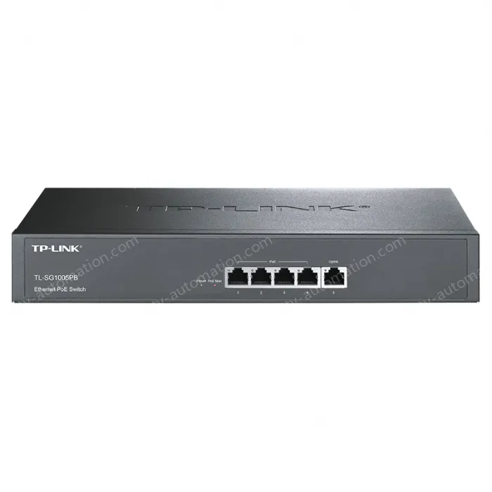5 x 10/100/1000Mbps RJ45 ports Full Gigabit Ethernet PoE switch