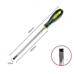 5&times;200mm slotted strong magnetic chromium vanadium steel