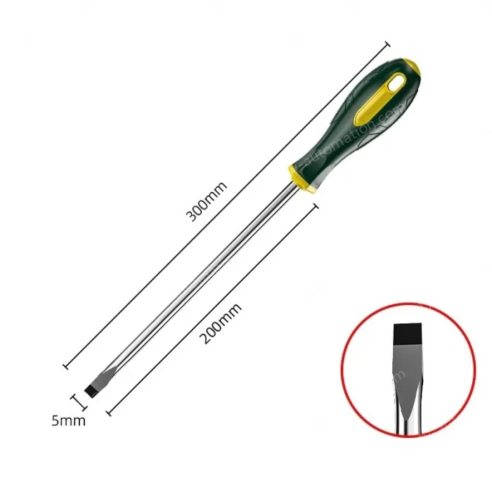 5&times;200mm slotted strong magnetic chromium vanadium steel