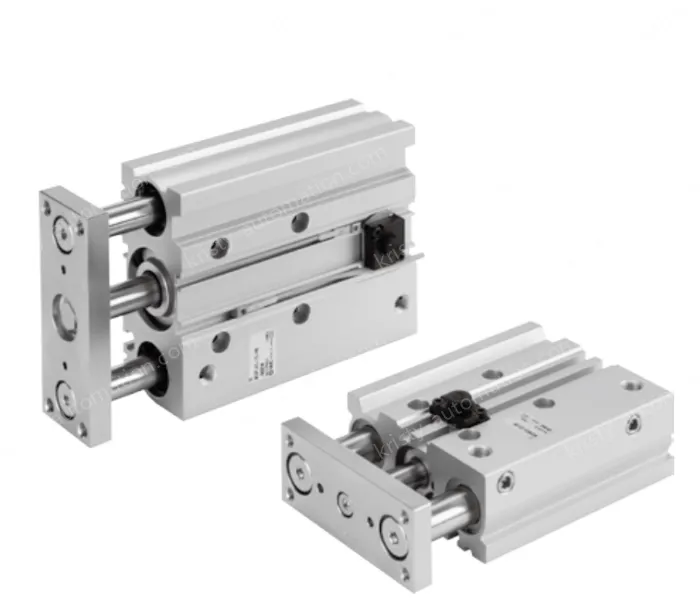 Compact Guide Cylinder With End Lock MGP Series &oslash;20, &oslash;25, &oslash;32, &oslash;40, &oslash;50, &oslash;63, &oslash;80, &oslash;100