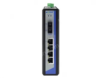 UOTEK 10/100M 1 Fiber 4 RJ-45 Ports Industrial Switch