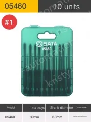 10Pcs single head cross #1 with a total length of 89mm-05460